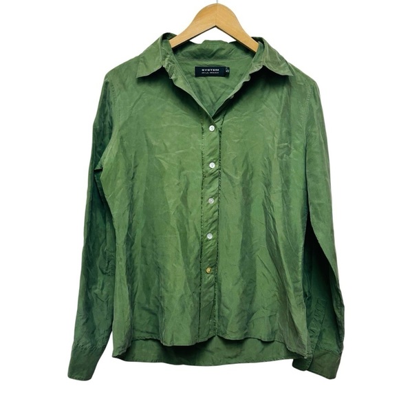 System An L.C. Project Silk Blouse - Picture 1 of 11